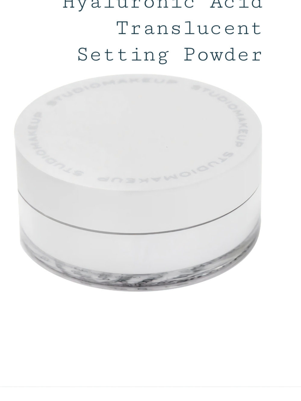 Hyaluronic Acid Translucent Setting Powder - White